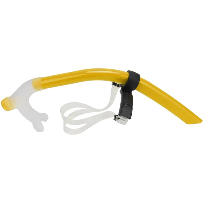 Zwem snorkel met verminderde weerstand, siliconen zwemadembuis met verstelbare hoofdband voor snorkelen en duiken Type 2