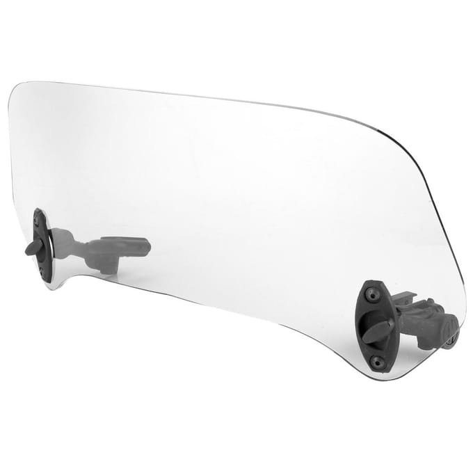 Universele Motorfiets Gemodificeerde Windscherm Windscherm Spoiler Luchtgeleider Transparant zwart