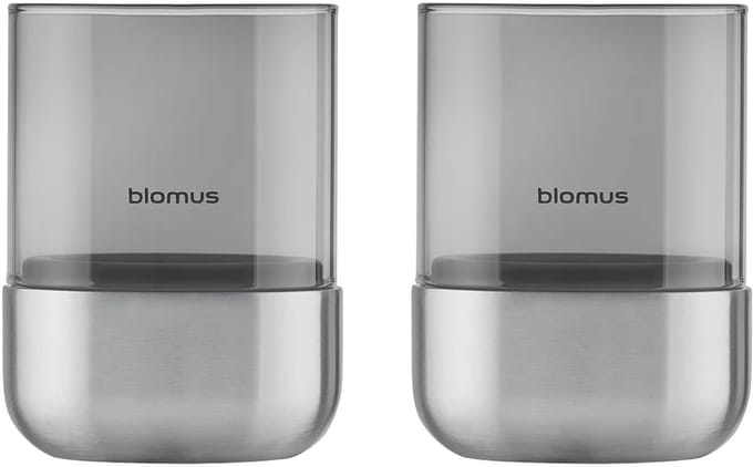 Blomus Calma Windlicht Smoke Extra Small 2 Stuks