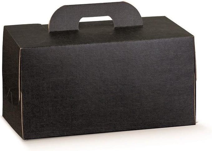 Take away foodbox ZWART, 28x20x14cm (30 stuks)