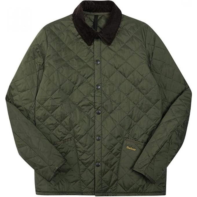 Barbour Heritage Liddesdale Quilted Jas Groen - Maat XL - Heren - Tussenjas