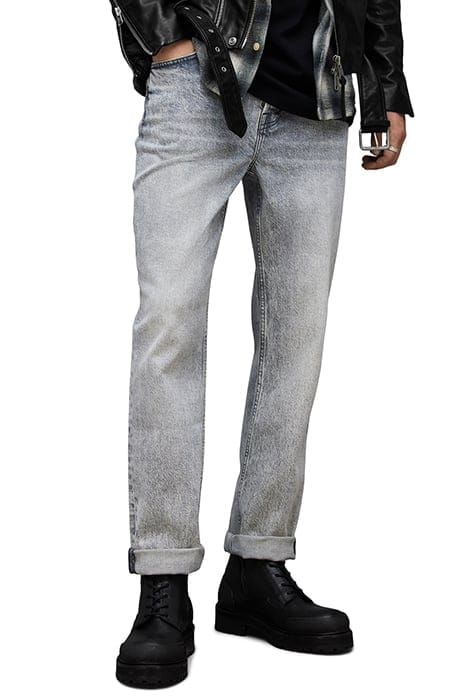 AllSaints Curtis Washed Grey Taglia: W38 | Jeans Slim Fit Outlet | Uomo | Grigio