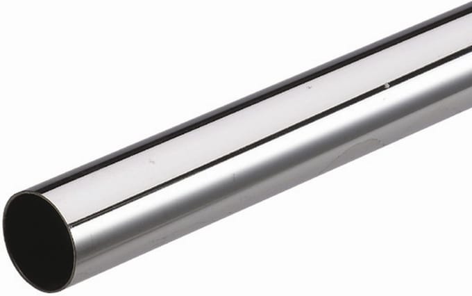 Gordijnroede Ø19 mm chroom roede 100 cm