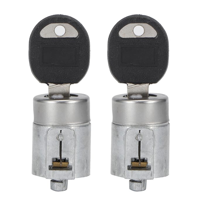 4 stuks Deurslotcilinder met Sleutels Set Auto Modificatie Vervanging Geschikt voor Chevrolet C1500 1988?1999 gray