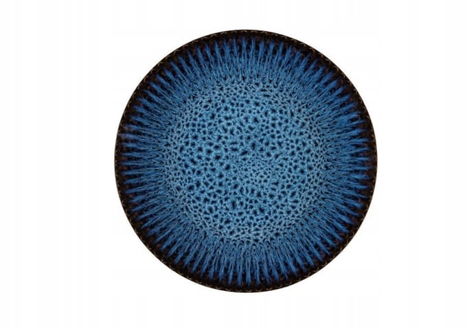 Lubiana Cosmos Dinerbord 27 cm - Uniek Blauw Keramiek