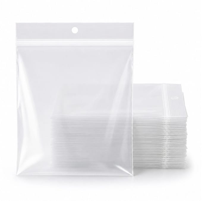 Inpakr Gripzakjes 40 x 60 mm - 1000 Stuks - 50 Micron - Hersluitbaar