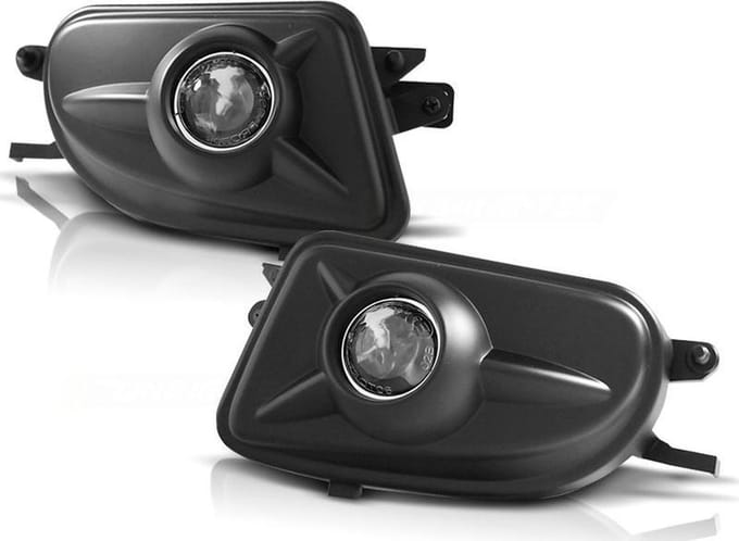 Mistlampen MERCEDES W210 99-02/ CLK/ SLK ZWART