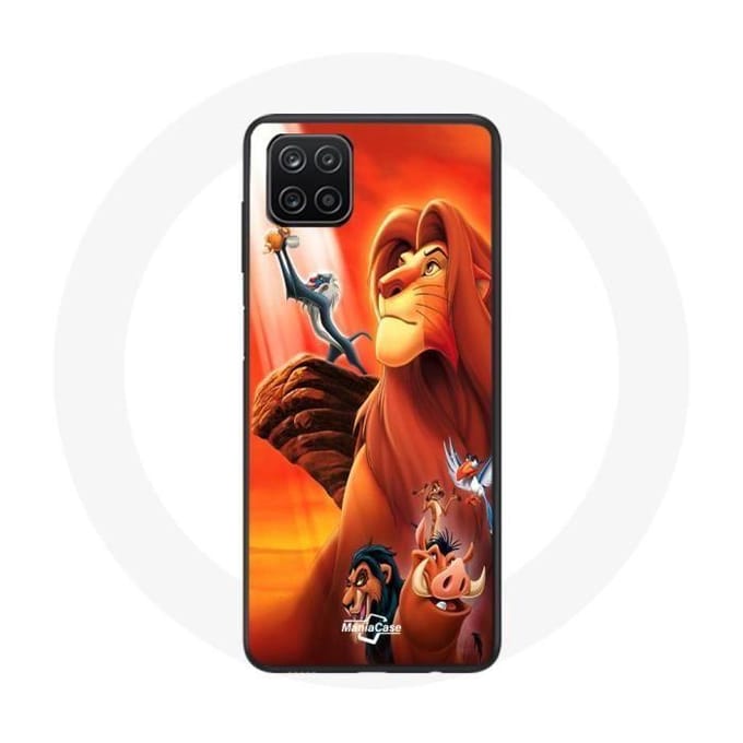 Samsung Galaxy A12 Hoesje De Lion King Simba en Mufasa