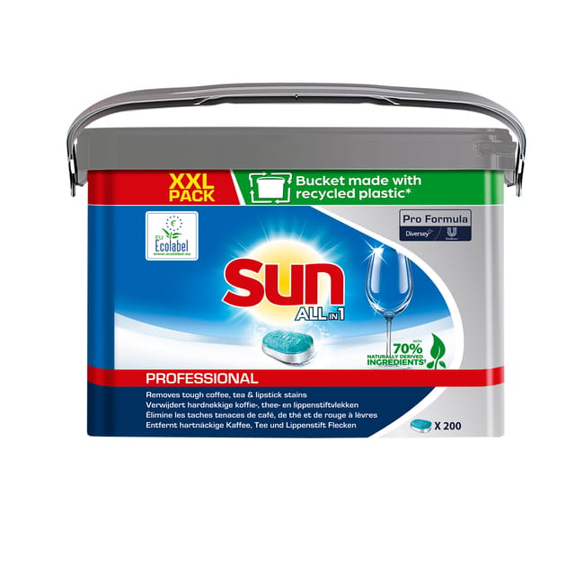 Sun Professional Vaatwastabletten All-in-1 Pro Formula - 200 stuks