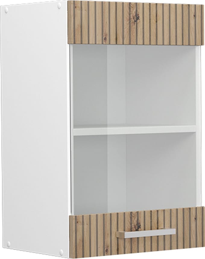 Vicco R-Line Glazen keukenkast – 40 cm Artisanaal eiken