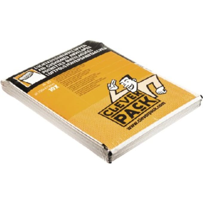 Cleverpack luchtkussen envelop, model no. 20, 372 x 480 mm. kleur wit
