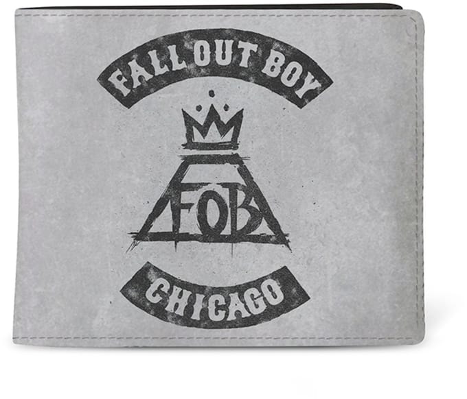 Rocksax Fall Out Boy - Chicago Bifold portemonnee - Grijs