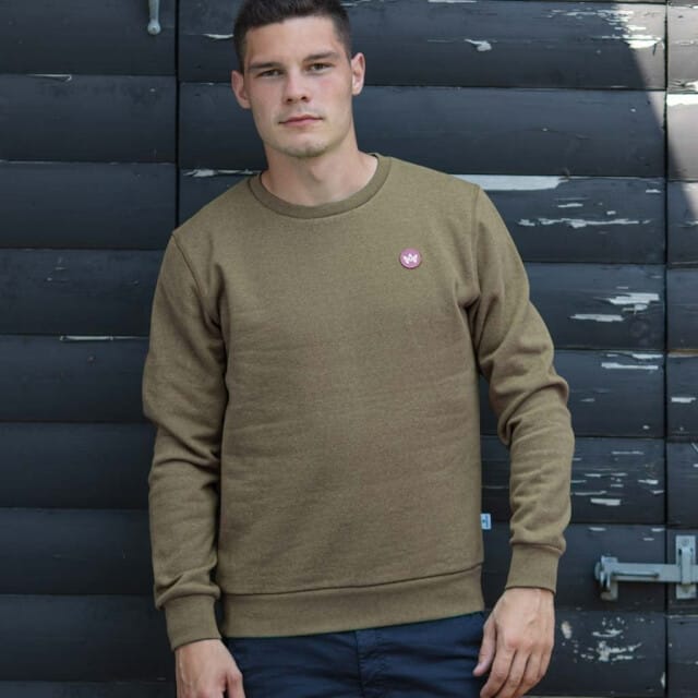 Kronstadt Lars Recycled Casual sweater heren Bruin S