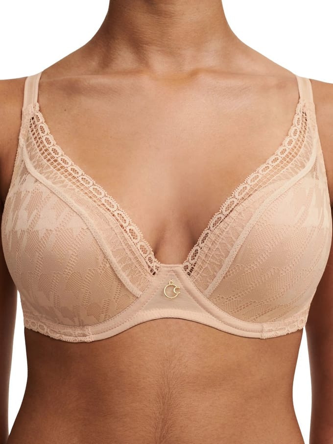 Chantelle – Impression – BH Plunge Voorgevormd – C11XNA – Clay Nude - B80/95
