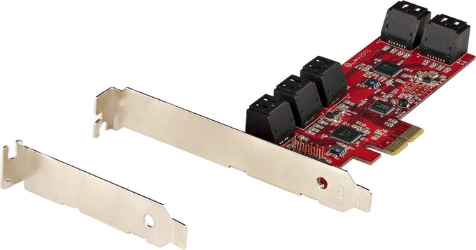 StarTech.com 10P6G-PCIE-SATA-CARD - Controller voor opslag SATA 6Gbs - laag profiel - PCIe 2.0 x2