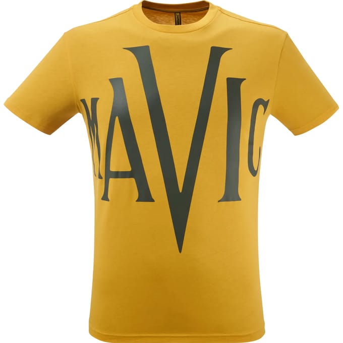 Mavic Heritage V T-shirt Met Korte Mouwen Geel S