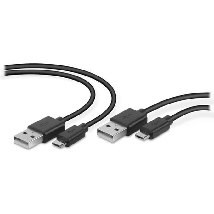 Speed-Link STREAM Play & Charge USB Cable Set 3m - Wired Charging cable for wireless game controller - Sony PlayStation 4