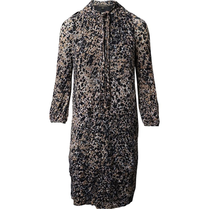 Burberry midi-jurk met print in veelkleurige rayon