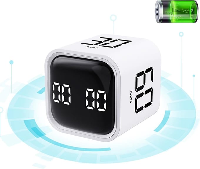 pomodoro technique - time timer - time timer voor kinderen - time timer klein - time timer home - time timer plus - time timer mod - Time timer - kookwekker time - wit