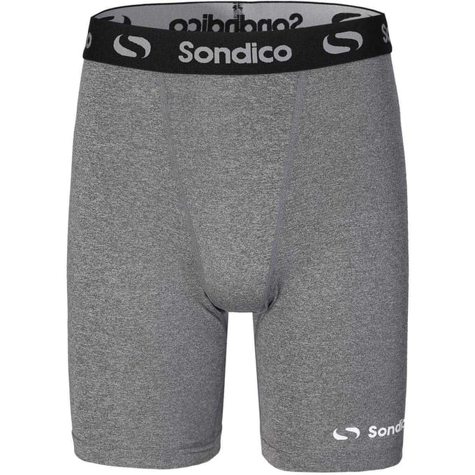 Sondico Core 6-basislaagshort voor heren (Grijze Mergel)