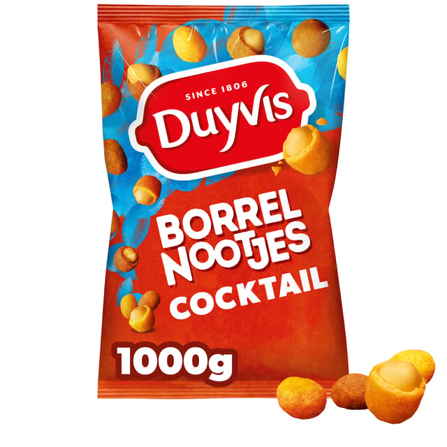 Duyvis Borrelnootjes Cocktail - Pinda Noten - 1 kg