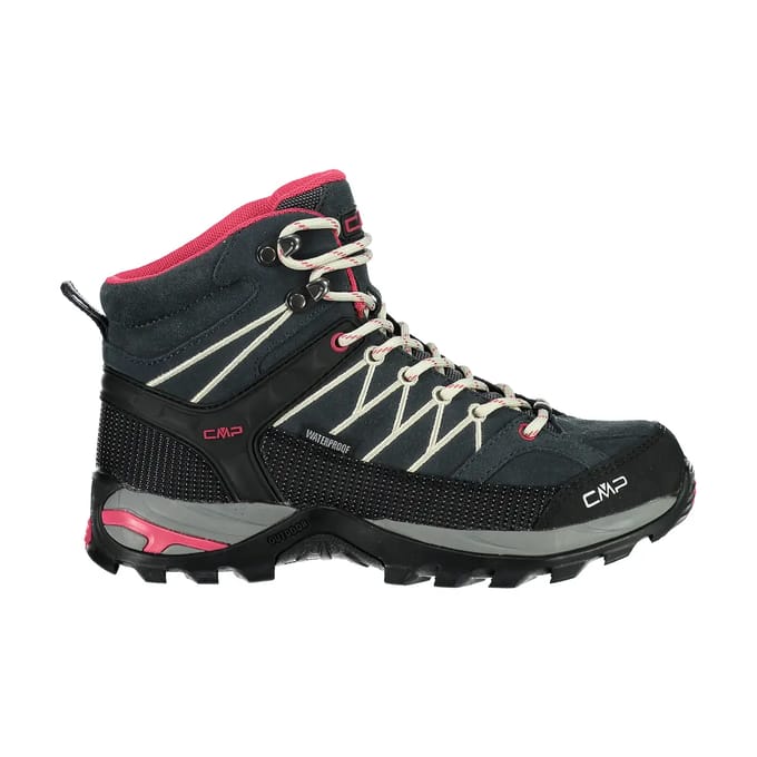 Cmp Wandelschoenen Rigel Mid Dames Suède Antraciet/roze Maat 39