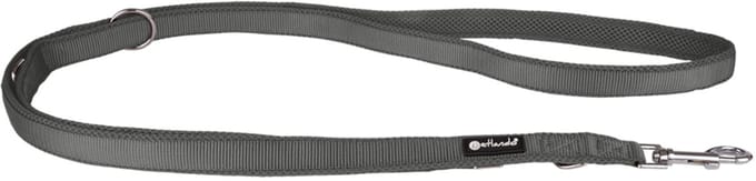 Petlando Trainingslijn Mesh Antraciet - Hondenriem - 230x1.5 cm
