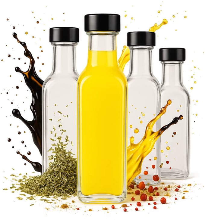 Bimberek - MARASCA 100ml Flessen - Transparant - Schroefdop - GPI Aansluiting