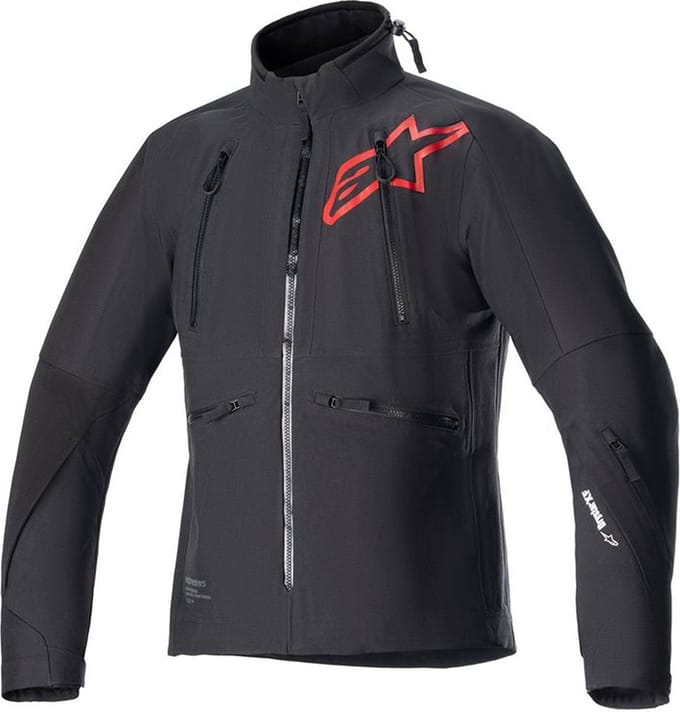 Alpinestars Hyde XT Drystar XF Jas Zwart Helderrood - Jas