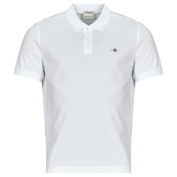 GANT Heren Regular Fit Korte Mouw Shield Logo Pique Polo