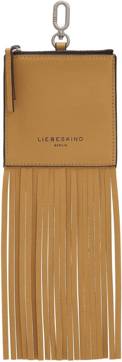LIEBESKIND BERLIN Leren Utensil zak Francis Pendant Square Lentil Geel