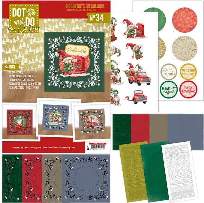 Hobbydots on Colour 34 - Gnome for Christmas