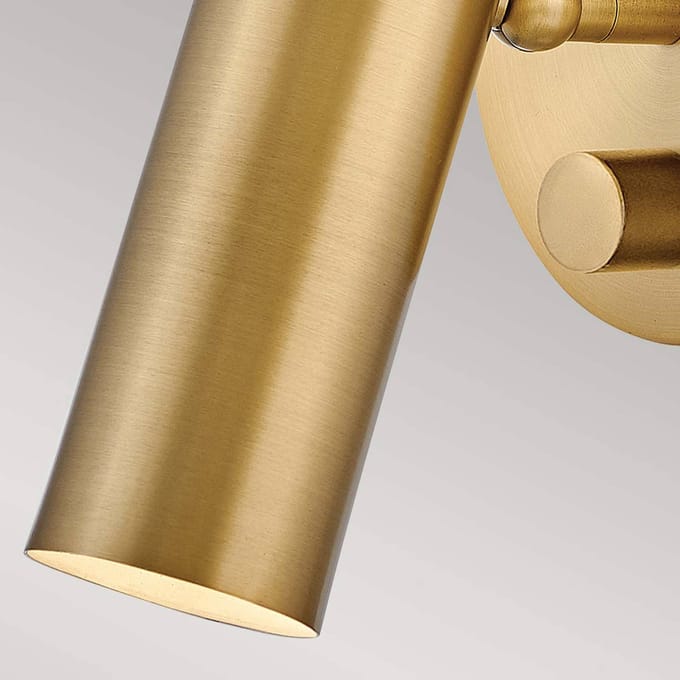 Hinkley LED Wandlamp Dax | 8W 3000K 320Lm 930 | Dimbaar | Heritage Brass
