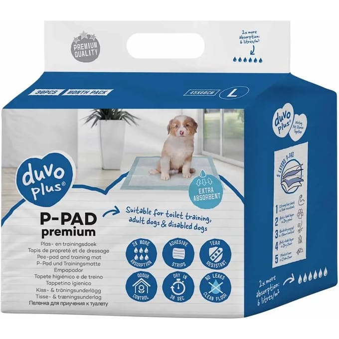 Duvo+ P-Pad premium L - 45x60cm 30 Stuks