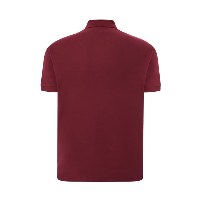JHK Heren Pique Regular Poloshirt (Bourgondië)