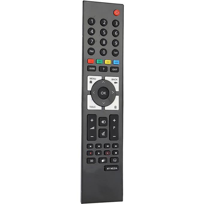 Service de remplacement Télécommande Smart TV Pour GRUNDIG TV RC3214803 01 TP6187R gray