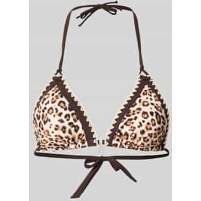 Bikini-bovendeel met vetersluiting model 'BLUCO SAVARI'