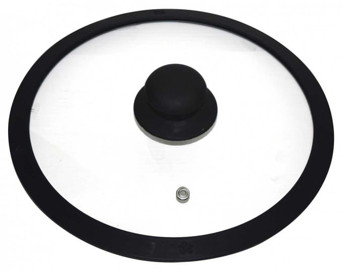 Kinghoff - Universeel Deksel - 28cm - Gehard Glas - Siliconen Rand