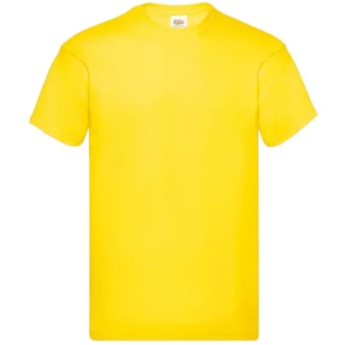 Fruit of the Loom - Original T - Yellow - XL
