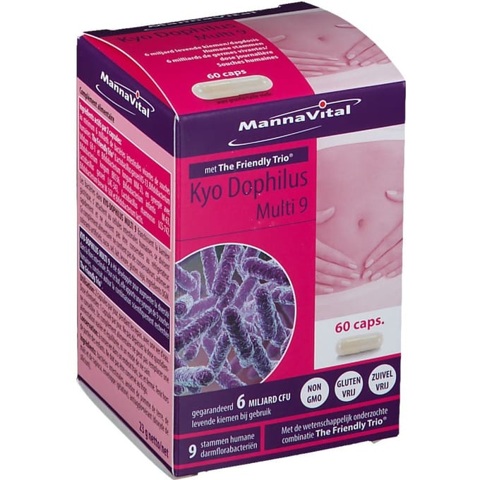 Mannavital Kyo dophilus multi 9 60 Capsules