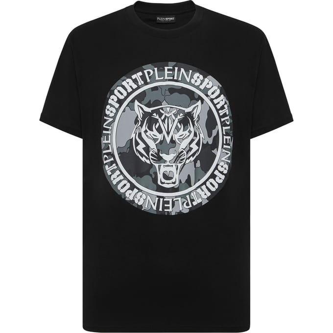 T-Shirt Ronde Hals Carbon Tiger