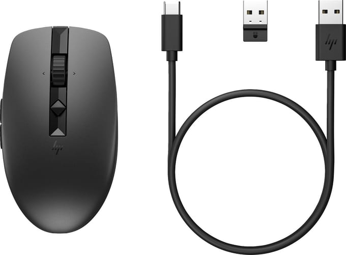 HP 710 Rechargeable Silent Mouse (Graphite) Euro