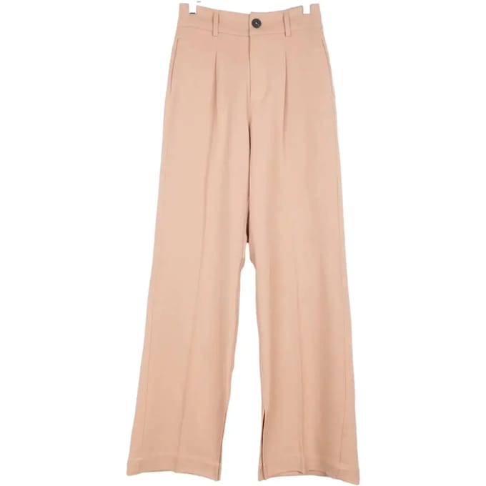 Rechthoekige broek met subtiel patroon dames 24 Colours