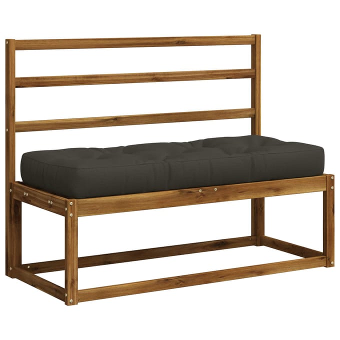 vidaXL - Pallet - Zitkussen - VIANEN - 100% - Polyester - Antraciet