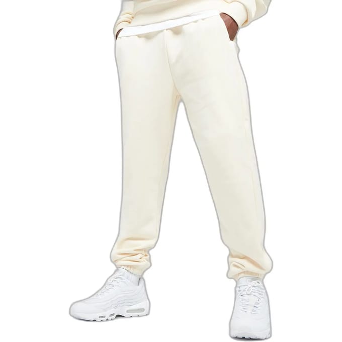 Urban Classics - Ultra Heavy Heren joggingbroek - M - Ivoorkleurig