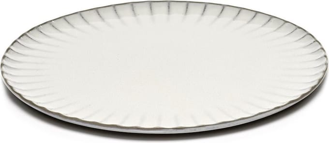 Serax Inku By Sergio Herman Dinerbord Ø27 Set Van 1 White