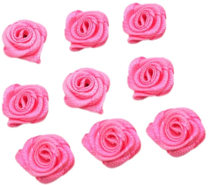 Store_9 - Pakket van 100 Rozen - Kunstbloemen - Mini Stofrozen - Roze - DIY Accessoires - Decoratieve Bruiloft Rozen