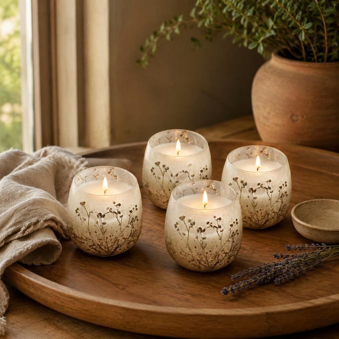 Small Glass Jar Candles - Wildlight Woods