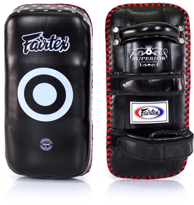 Fairtex KPLS2 Serie - Tarcze Pao - Natuurlijk Leer - Opvulling met Klittenbandsluiting