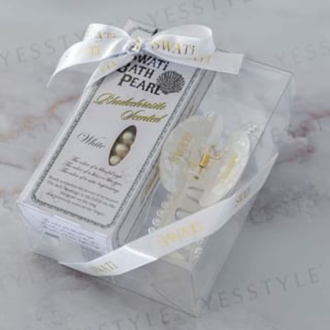 SWATi - BATH PEARL® & HAIR ACCESSORY WHITE 2 pcs